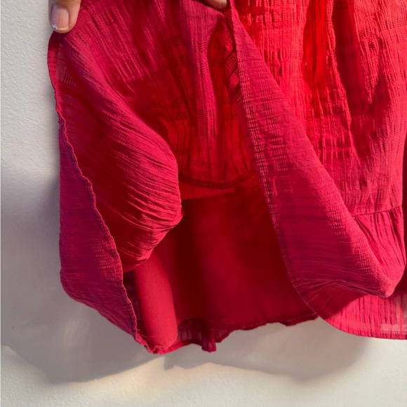 Sonoma embroidered red gauzy size medium dressss - Picture 6 of 9